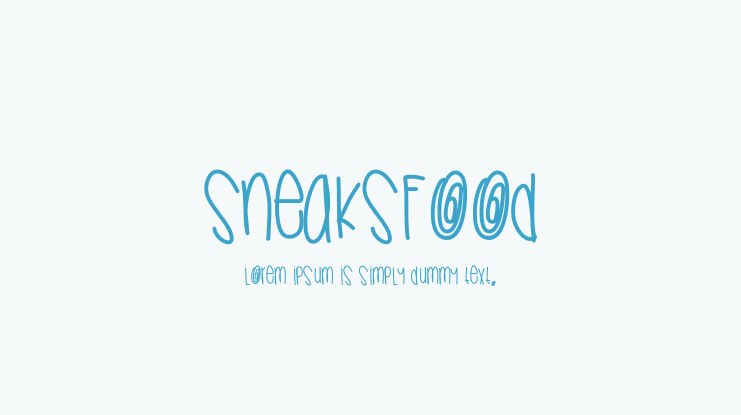 Sneaksfood Font