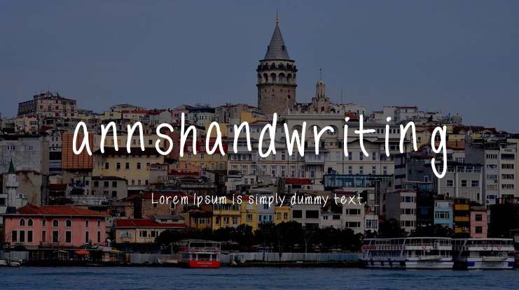 annshandwriting Font
