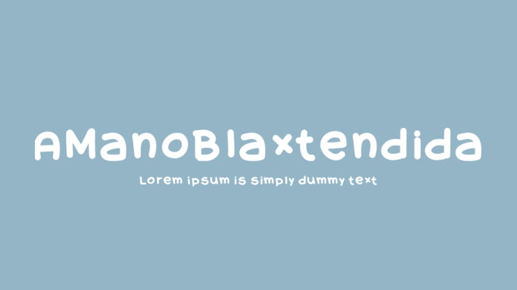 AManoBlaxtendida Font