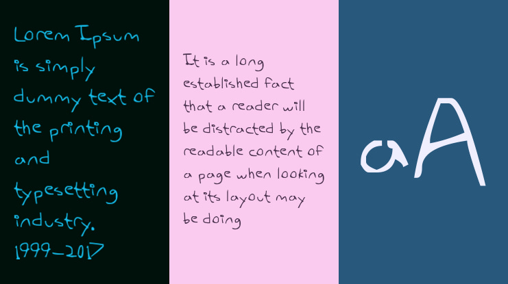 my derp handwriting Font