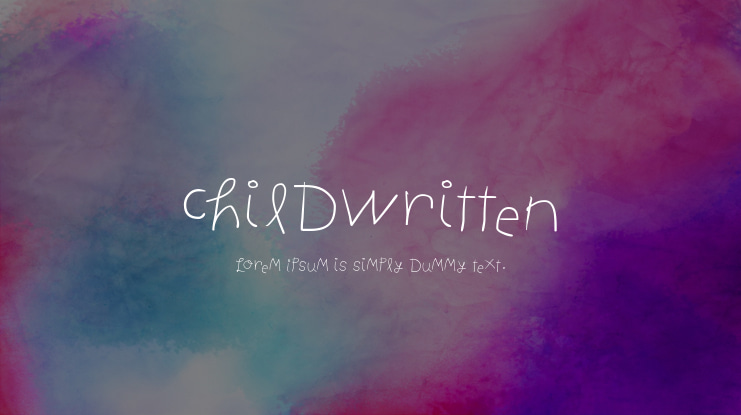 ChildWritten Font Family