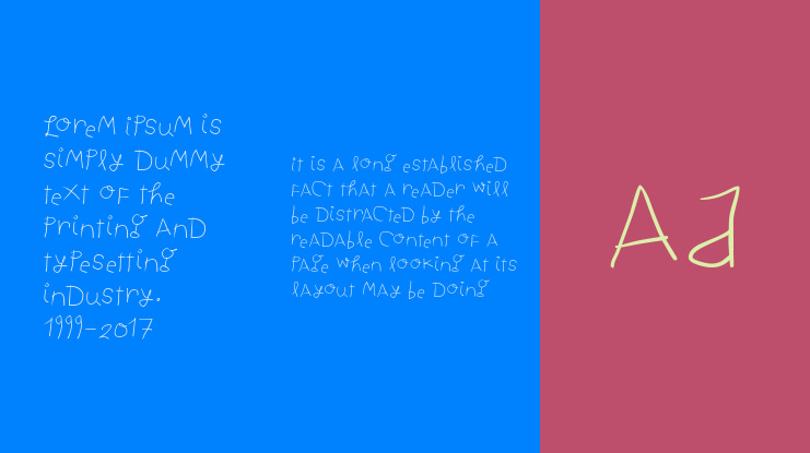 ChildWritten Font Family