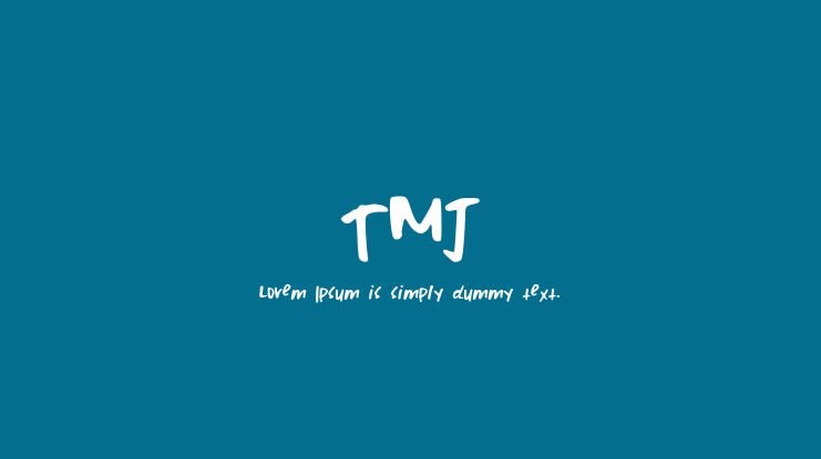 TMJ Font
