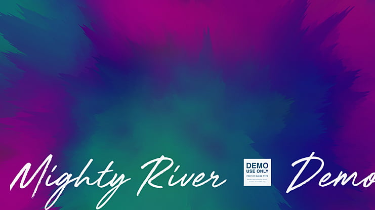 Mighty River - Demo Font