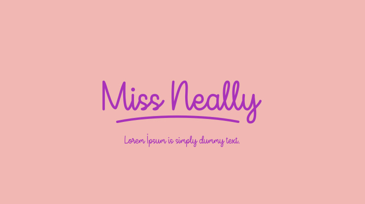 Miss Neally Font
