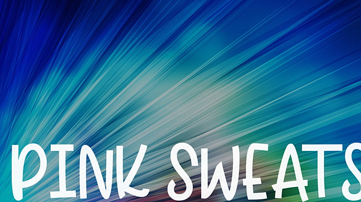 PINK SWEATS Font