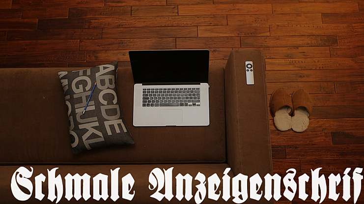 Schmale Anzeigenschrift Font Family