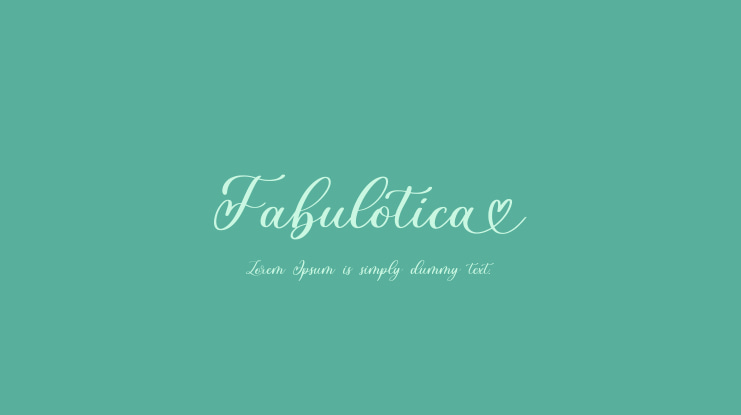 Fabulotica Font