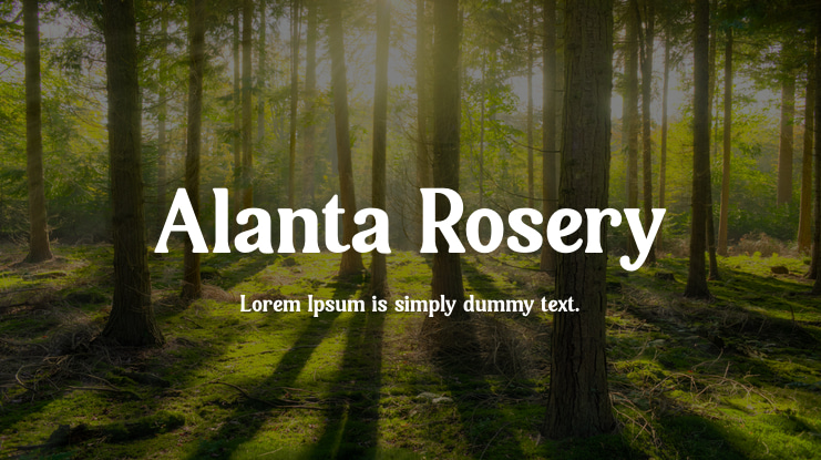 Alanta Rosery Font