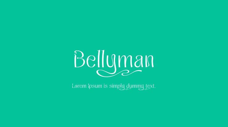 Bellyman Font