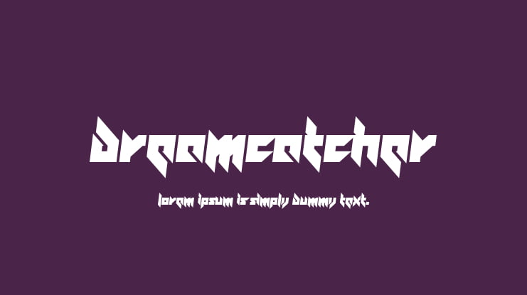 Dreamcatcher Font Family