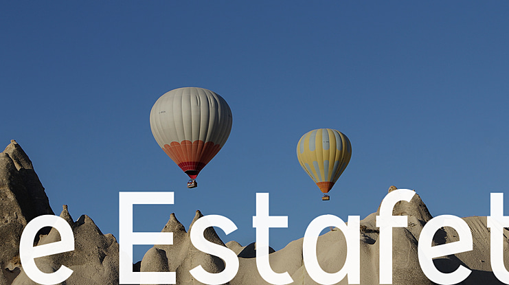 e Estafet Font