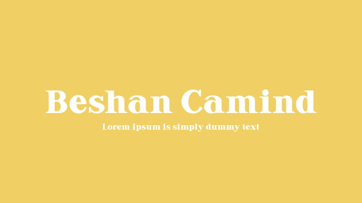 Beshan Camind Font Family