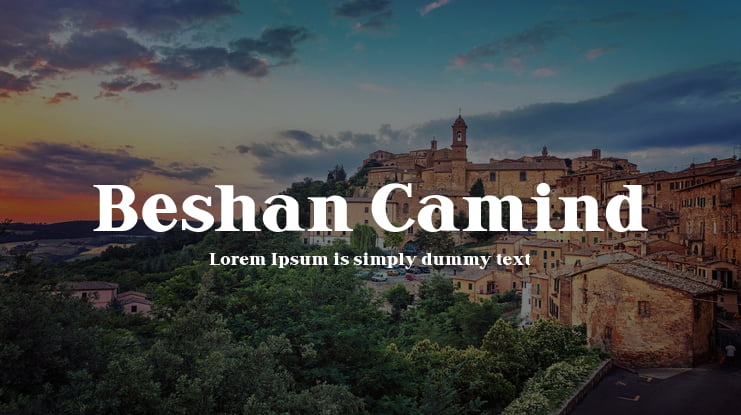 Beshan Camind Font Family