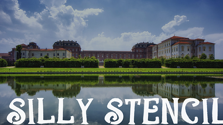Silly Stencil Font