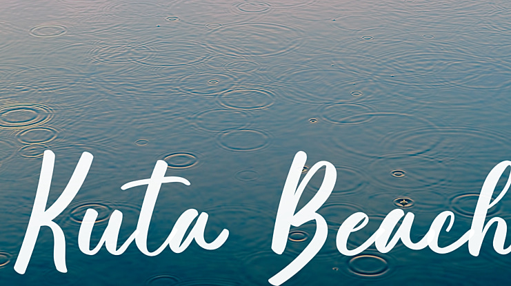 Kuta Beach Font