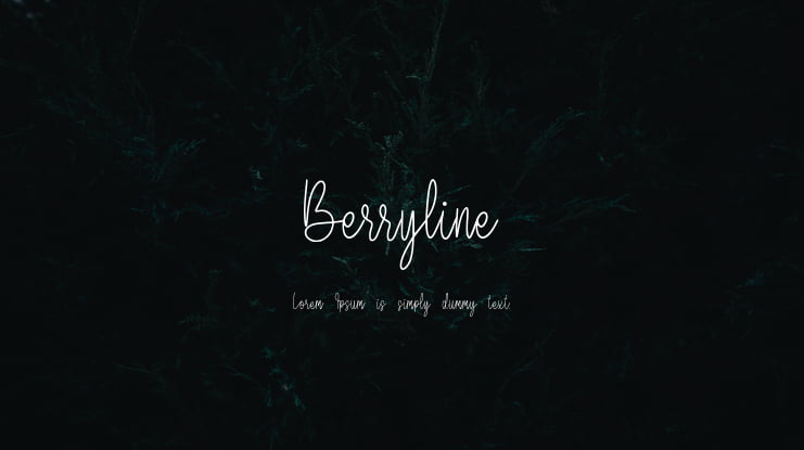 Berryline Font