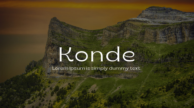 Konde Font