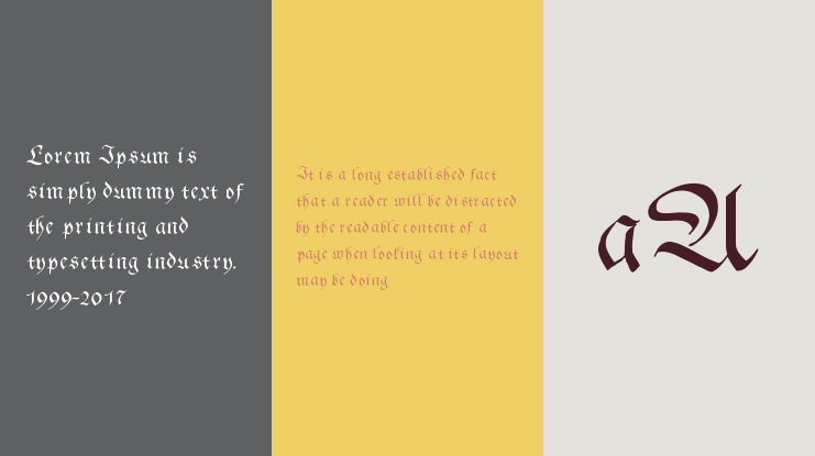 Gingko Fraktur Font