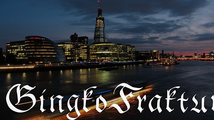 Gingko Fraktur Font
