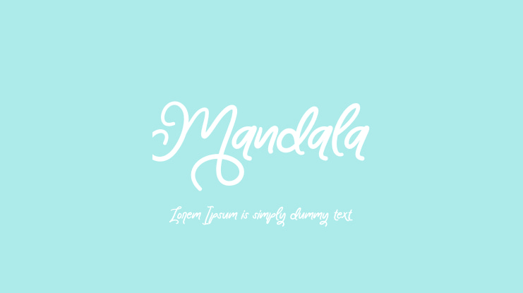 Mandala Font