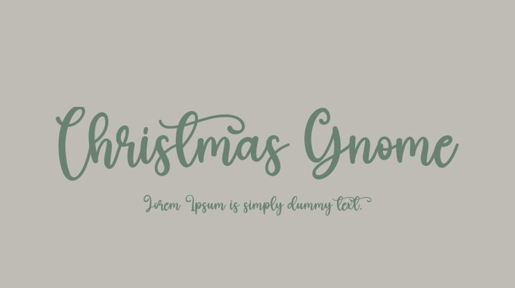 Christmas Gnome Font