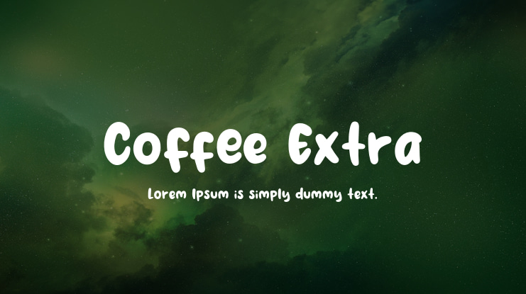 Coffee Extra Font