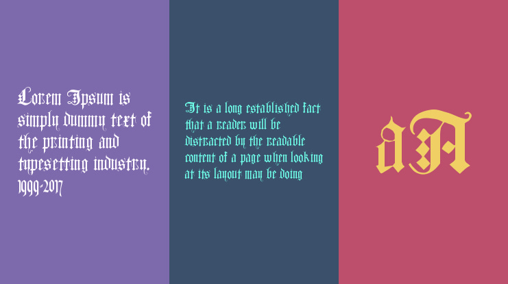 Duerers Minuskeln Font