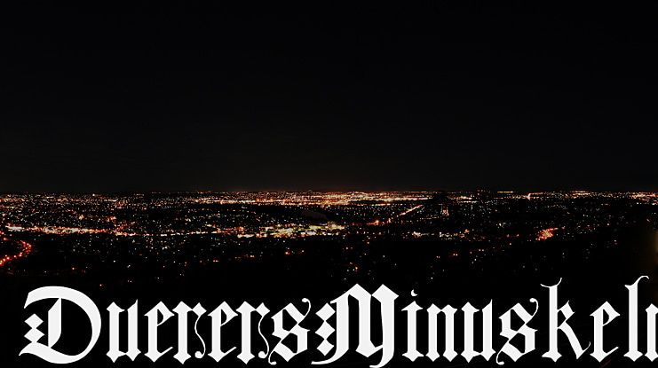 Duerers Minuskeln Font