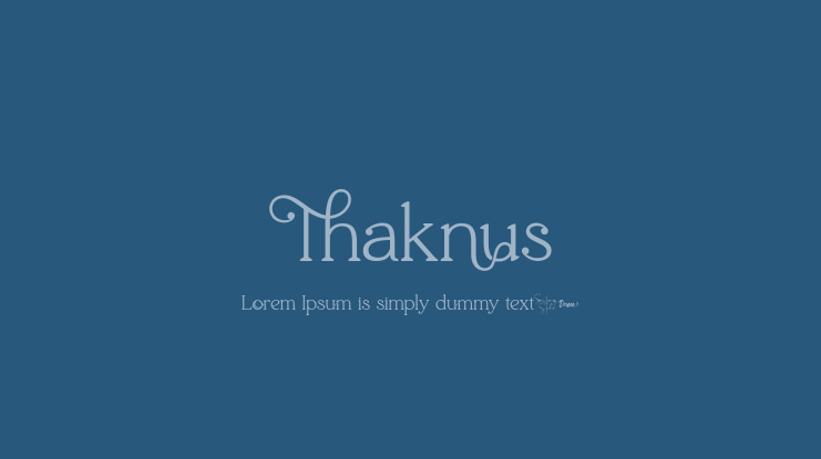 Thaknus Font