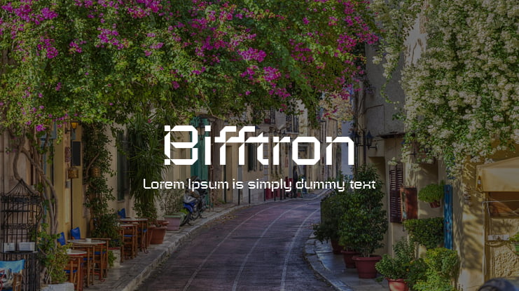 Bifftron Font