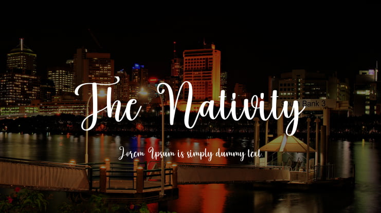 The Nativity Font
