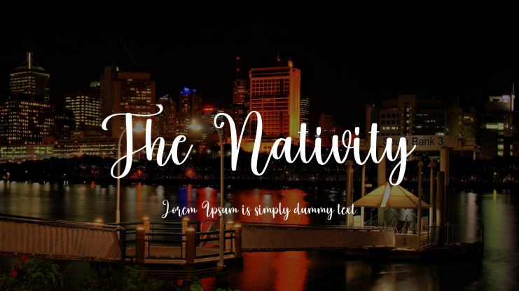 The Nativity Font