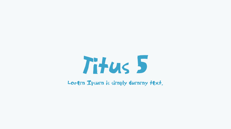 Titus 5 Font
