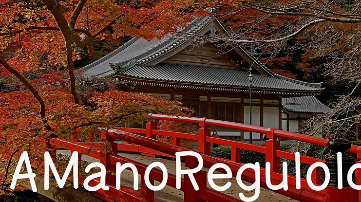 AManoRegulold Font