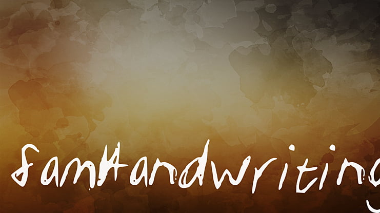 SamHandwriting Font