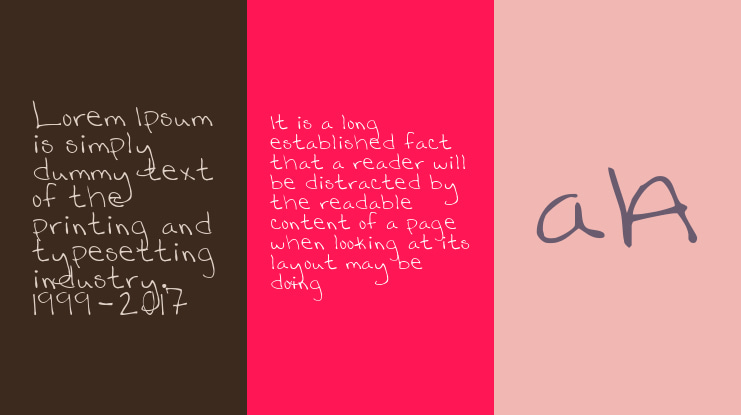 Katy handwriting 1 Font