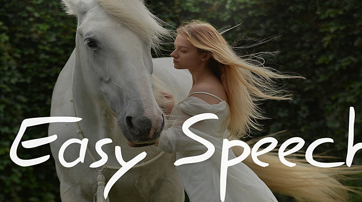 Easy Speech Font