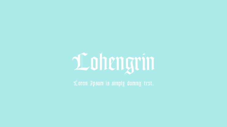 Lohengrin Font