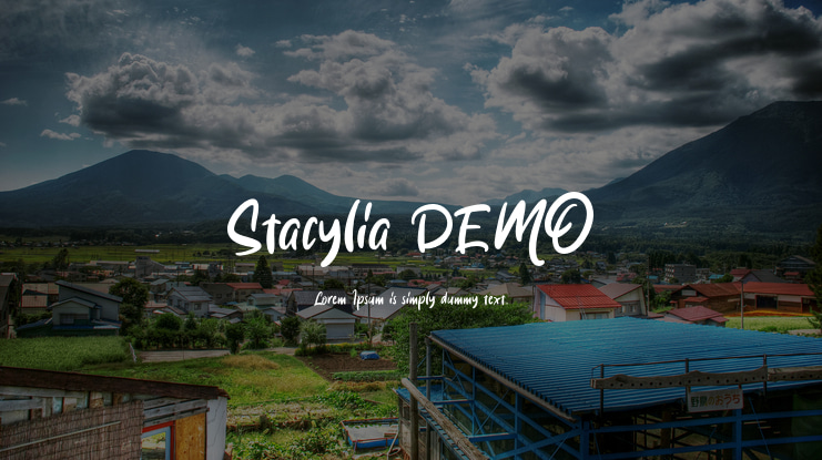 Stacylia DEMO Font