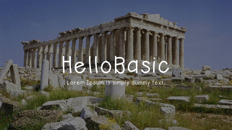 HelloBasic Font