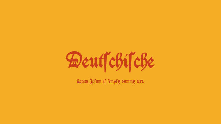 Deutschische Font