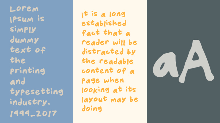 Friendly Felt Tips Font Family