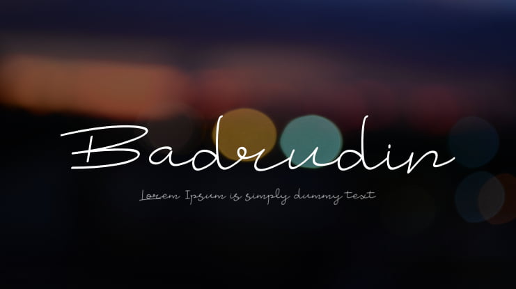 Badrudin Font