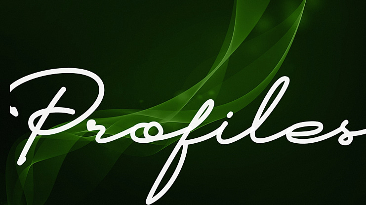 Profiles Font
