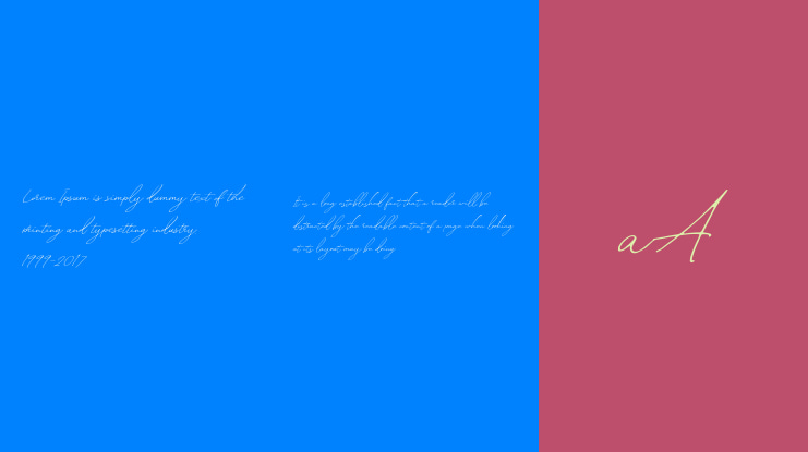 William Letter Signature DEMO Font