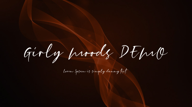 Girly Moods DEMO Font