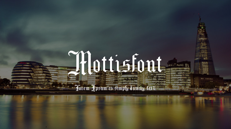 Mottisfont Font Family