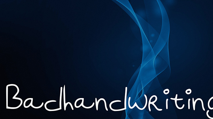 Badhandwriting Font