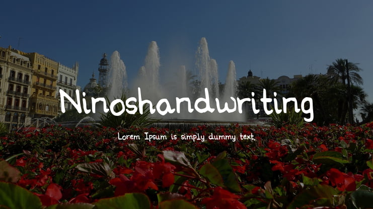 Ninoshandwriting Font